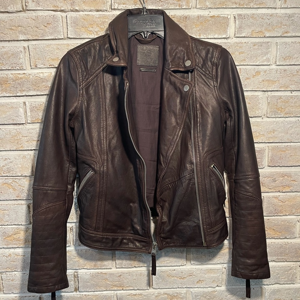 Abercrombie & Fitch leather jacket